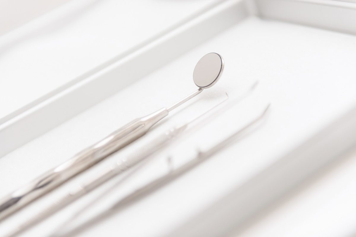 Instrumente auf dem Tray